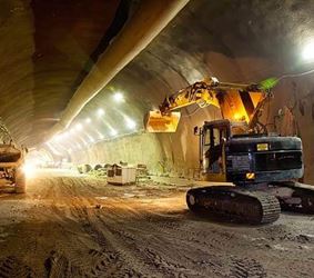 tünel çalışma sahası fantüp